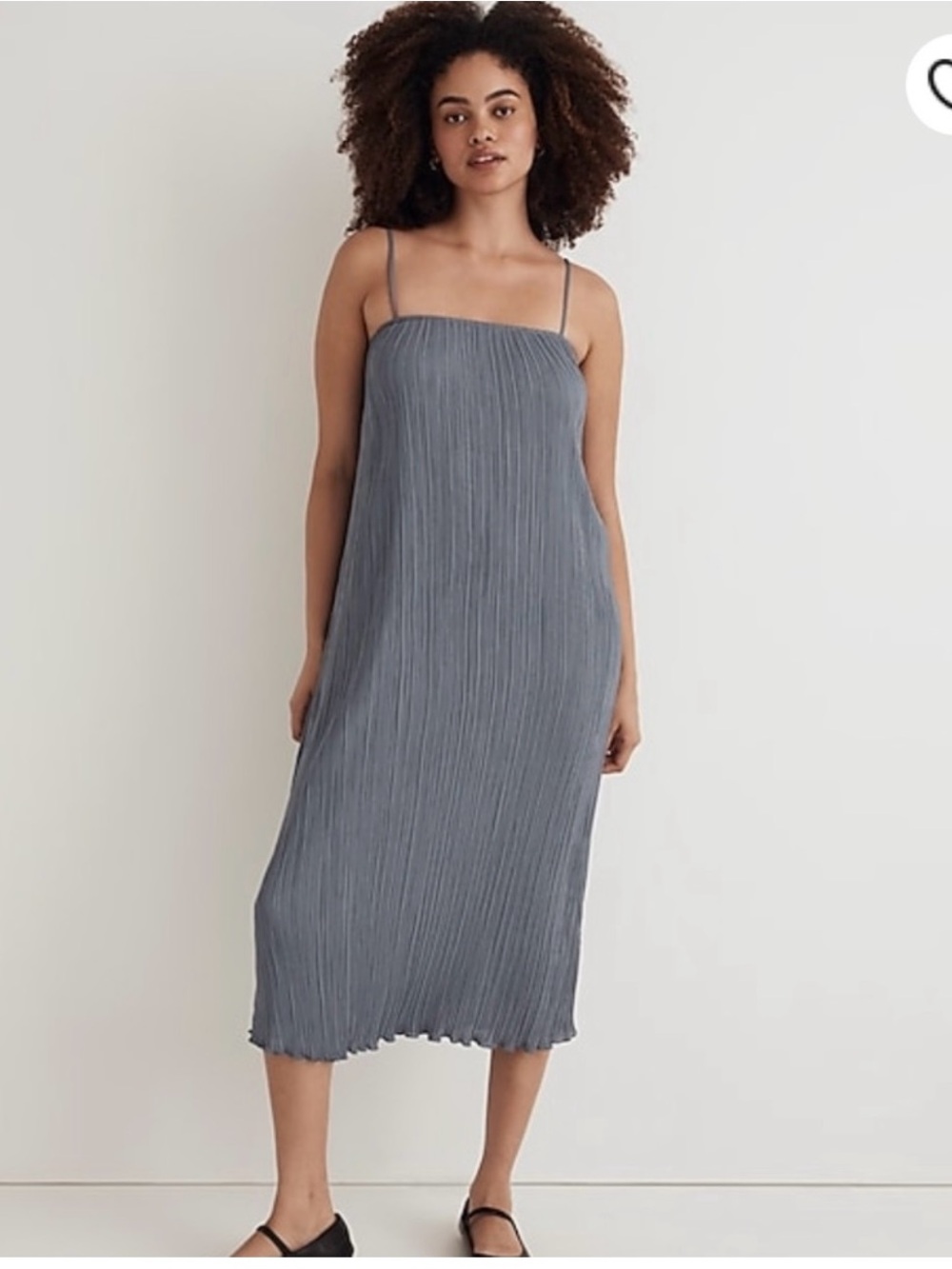 Madewell plisse dress